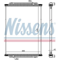 Radiator NISSENS 671950 OE Ref 81061016487