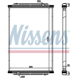 Radiator NISSENS 67196 OE Ref 81061016529
