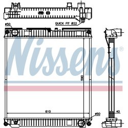 Radiator NISSENS 67224A OE Ref 81061006553