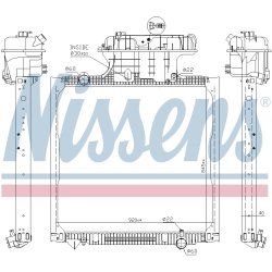 Radiator NISSENS 67225 OE Ref 81061016482