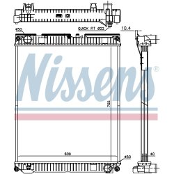 Radiator NISSENS 67227 OE Ref 81.06101.6503