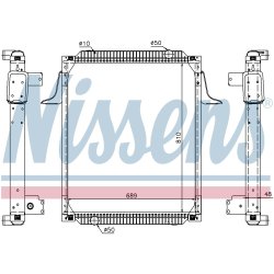 Radiator NISSENS 67257 OE Ref 5001866240