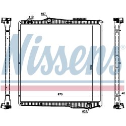 Radiator NISSENS 67291 OE Ref 2027572
