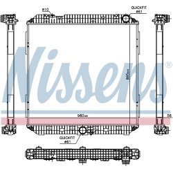 Radiator NISSENS 672930 OE Ref 9605002601
