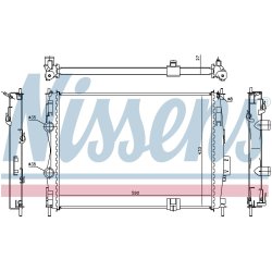 Radiator NISSENS 67367 OE Ref 21400JD90E NISSENS