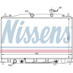 Radiator NISSENS 67503 OE Ref 25310-1E100