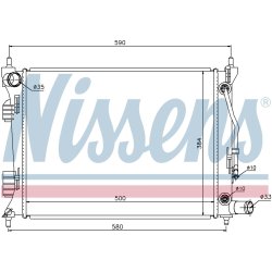 Radiator NISSENS 67553 OE Ref 253102V050