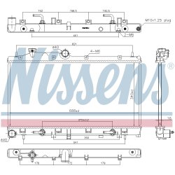 Radiator NISSENS 67720 OE Ref 45119-AJ020 NISSENS