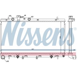 Radiator NISSENS 67729 OE Ref 45111AE06A NISSENS