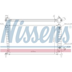 Radiator NISSENS 68001A OE Ref 4575718 NISSENS