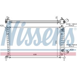 Radiator NISSENS 68005A OE Ref 5193388 NISSENS