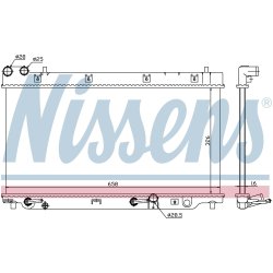 Radiator NISSENS 68098 OE Ref 19010-PWJ-Z01 NISSENS