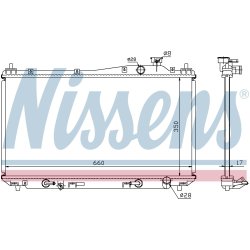 Radiator NISSENS 68115 OE Ref 19010PLC901 NISSENS
