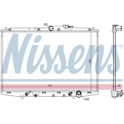 Radiator NISSENS 681385 OE Ref 19010PGM902