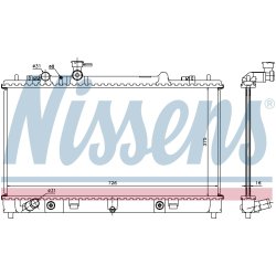 Radiator NISSENS 68508 OE Ref LF4K15200C NISSENS
