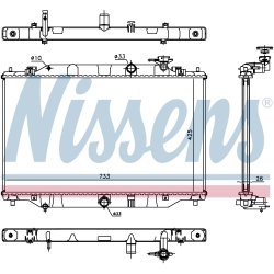 Radiator NISSENS 68532 OE Ref SH0115200 NISSENS