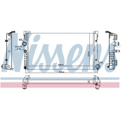Radiator NISSENS 68806 OE Ref 51734092 NISSENS