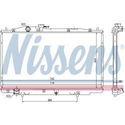 Radiator NISSENS 69464 OE Ref 19010RCAA52
