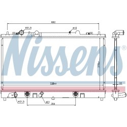 Radiator NISSENS 69465 OE Ref AJ5815200E