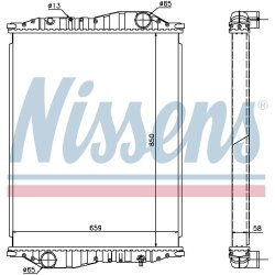 Radiator NISSENS 69600A OE Ref 83511782910
