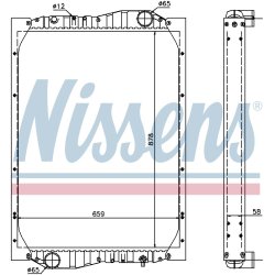 Radiator NISSENS 69601A OE Ref 83.51146.000A