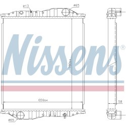 Radiator NISSENS 69602A OE Ref 8351188285