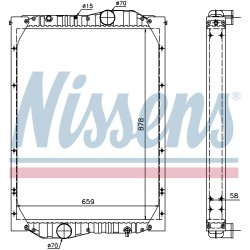 Radiator NISSENS 69603A OE Ref 032106140