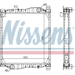 Radiator NISSENS 69606A OE Ref 8351168000