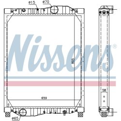 Radiator NISSENS 69609 OE Ref 81.06101.6479