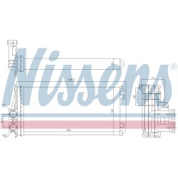 Heater Matrix (Heat Exchanger) NISSENS 707083 OE Ref 6448.T9 NISSENS