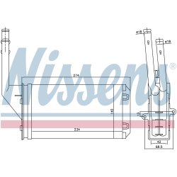 Heater Matrix (Heat Exchanger) NISSENS 71143 OE Ref 6448.75 NISSENS