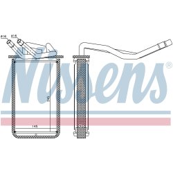 Heater Matrix (Heat Exchanger) NISSENS 71768 OE Ref 4166487 NISSENS