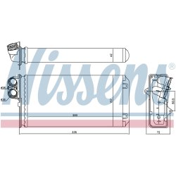 Heater Matrix (Heat Exchanger) NISSENS 72937 OE Ref 6448.J6 NISSENS