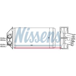 Heater Matrix (Heat Exchanger) NISSENS 72944 OE Ref 6448.K4 NISSENS