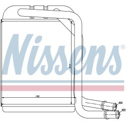Heater Matrix (Heat Exchanger) NISSENS 73976 OE Ref 7H1819031 NISSENS