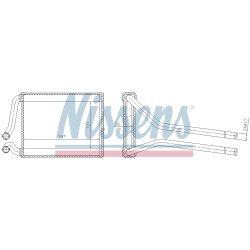 Heater Matrix (Heat Exchanger) NISSENS 77537 OE Ref 9713807400 NISSENS