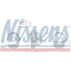 Auxiliary Water Pump NISSENS 831057 OE Ref 2E0965521 NISSENS