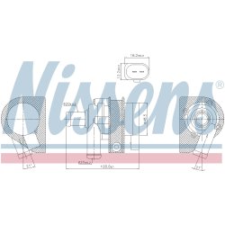 Auxiliary Water Pump NISSENS 831061 OE Ref 1K0965561G NISSENS