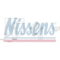 Auxiliary Water Pump NISSENS 831072 OE Ref 5N0965561 NISSENS