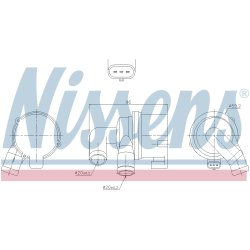 Auxiliary Water Pump NISSENS 831073 OE Ref 5N0965561A NISSENS