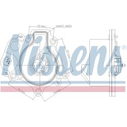 Engine Cooling Water Pump NISSENS 831074 OE Ref 161A029015 NISSENS
