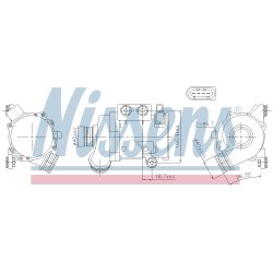 Engine Cooling Water Pump NISSENS 831076 OE Ref 11517545201 NISSENS