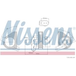 Engine Cooling Water Pump NISSENS 831081 OE Ref 06C121601B NISSENS