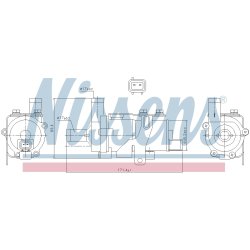 Engine Cooling Water Pump NISSENS 831114 OE Ref 1629021011 NISSENS