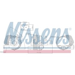 Auxiliary Water Pump NISSENS 831118 OE Ref 2128350164 NISSENS
