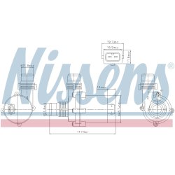 Auxiliary Water Pump NISSENS 831119 OE Ref 64116950240 NISSENS