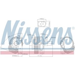 Auxiliary Water Pump NISSENS 831378 OE Ref A2048350264 NISSENS
