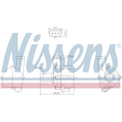 Auxiliary Water Pump NISSENS 832121 OE Ref 06H121601M