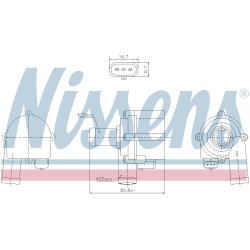 Auxiliary Water Pump NISSENS 832172