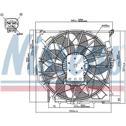 Radiator Fan NISSENS 85067 OE Ref 17113415181